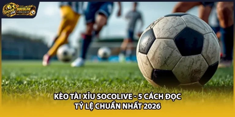 Kèo Tài Xỉu Socolive - 5 Cách Đọc Tỷ Lệ Chuẩn Nhất 2026