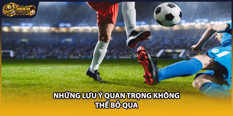 Những lưu ý quan trọng không thể bỏ qua